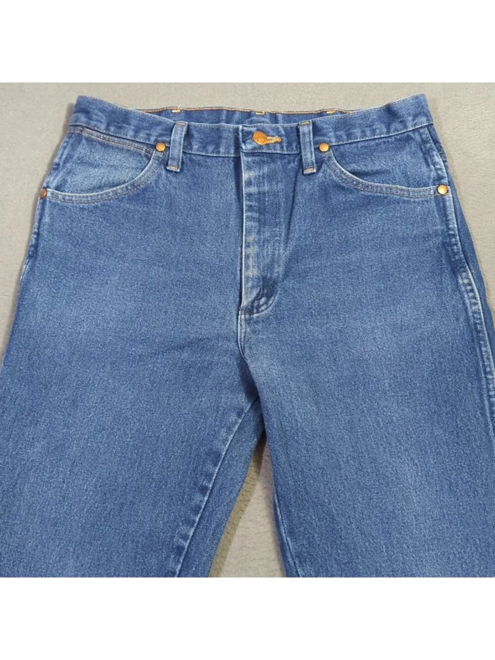 Wrangler Jeans Men's 32x32 Fits 31x31 Blue 936DEN Cowboy Cut Slim Fit Western